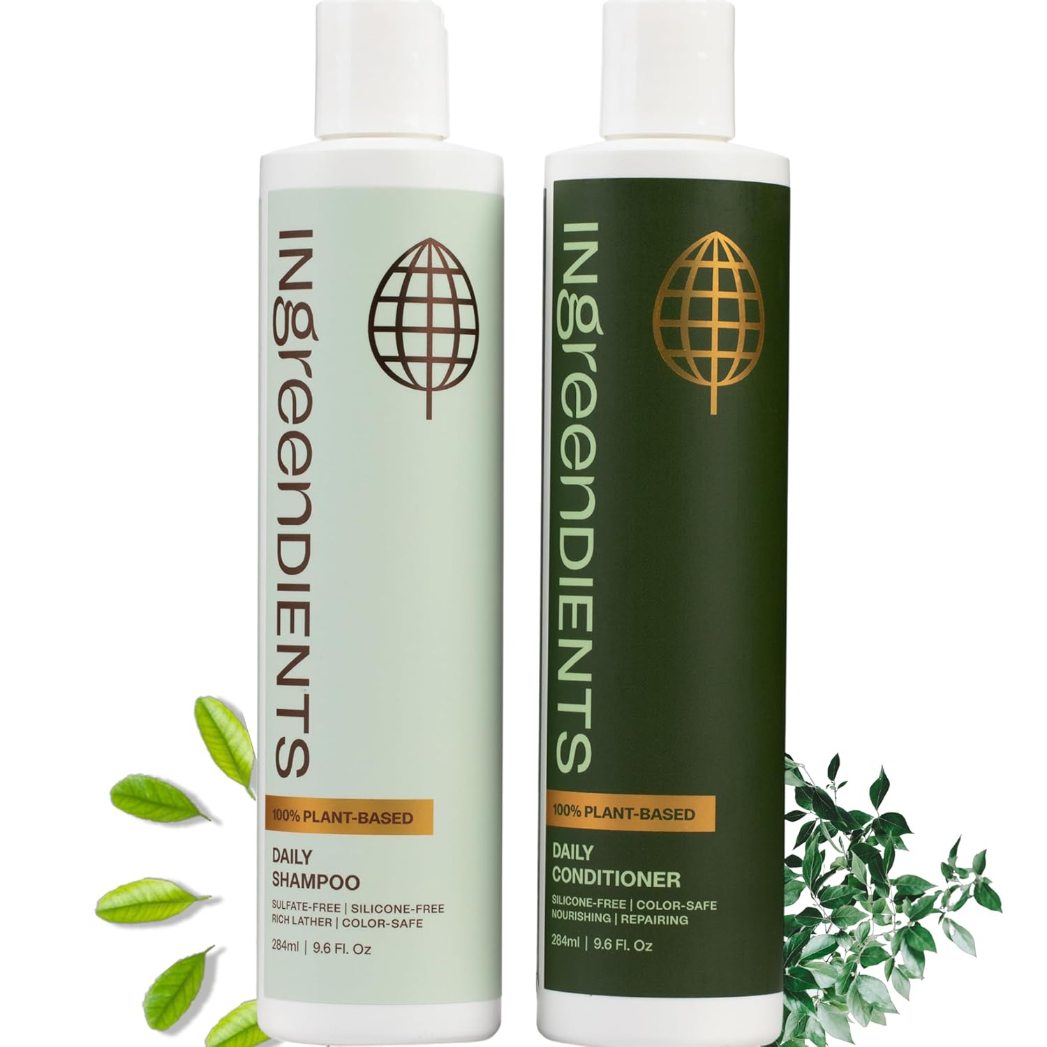 Ingreendients Non Toxic Vegan Shampoo and Conditioner